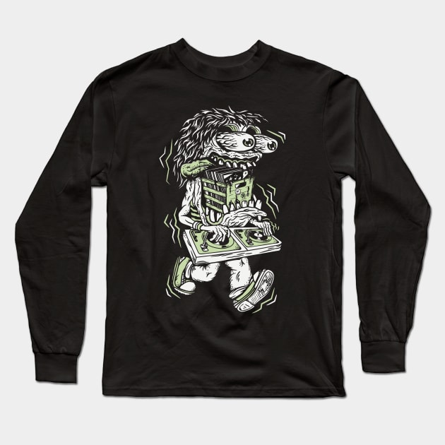 Eat Beats Long Sleeve T-Shirt by Controlx